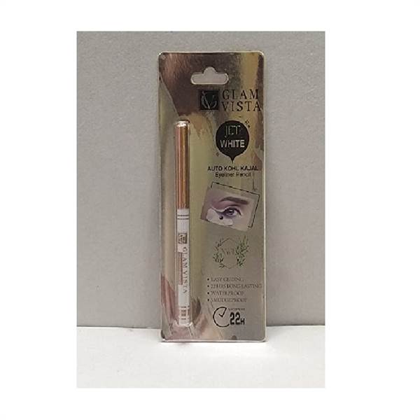 Jet White Auto Kohl Kajal Eyeliner Pencil